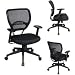 Office Star 5500 Space Air Grid Mid-Back Swivel Chair, Black, 20-1/2w x 19-1/2d x 42h