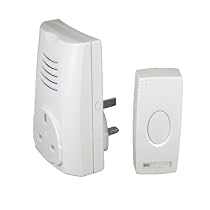 TeckNet Plug-in Digtial Door Bell With Socket - White