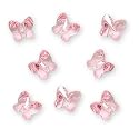 Swarovski Crystal 5754 Butterflies 6mm "Light Rose" (8)