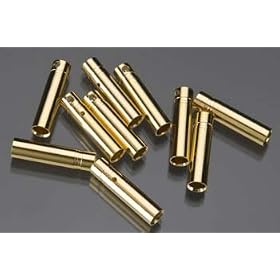 4.0mm Battery Connectors, 10 Female from Associated Accessories