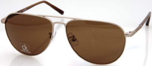 CALVIN KLEIN ! Designer Luxus Sport und Freizeit Sonnenbrille (2109S gold) . 100% UVA Und UVB Schutz, entspiegelte Verglasung und kratzfest. Inklusive Original Brillencase