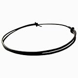 Brown Adjustable 3mm Thick Leather Surf Necklace/Choker
