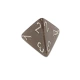 Chessex Borealis Smoke with silver d4 Dice
