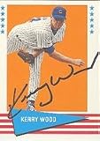 Kerry Wood, Chicago Cubs Autographed Card