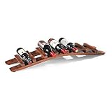 Vintage Oak 7 Bottle Tabletop Wine Rack