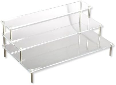 [IDSTAR] NEW Transparent Acrylic DELTA Step Display Stand for Miniatures, Dolls