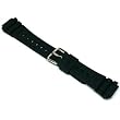 Watch Band Black Strap PVC Sport 18mm