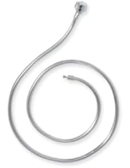 Reflections Sterling Silver SimStars Clasp Bead Necklace 17.00 inches