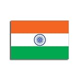 INDIAN Flag - Window Bumper Laptop Sticker 
