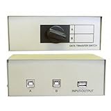 USB Data Switch 2 Way (2 x B type Female + 1 x A type Female)