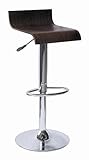 Darkwood Contemporary Bar Stool - Brown