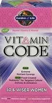 Garden of Life - Vitamin Code 50 & Wiser Women, 120 veggie caps