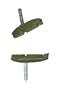 Kool Stop Claw 2 Bicycle Brake Shoes (Cantilever, Ceramic Green)