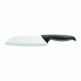 Bodum Bistro Ceramic 17 cm 6-1/2-Inch Santoku Knife, Black