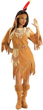 Native American Maiden Halloween Costume for Adults 14-16