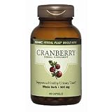 GNC Herbal Plus Whole Herb Cranberry 500mg 100 Capsules