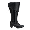 Maiden 2 1/2 Inch Hot Knee High Boot Stack Heel Halloween Costume Pleaser Black