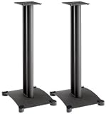 Sanus SF22B Black (Pr) 22-inch Steel Foundations Speaker Stands