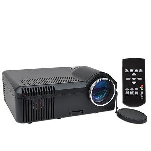 Mini AV LED Digital Projector w/HDMI, VGA, USB & SD Card Slot - Enjoy Custom Viewing w/a 30 to 100 Display!