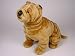 Chinese Shar-Pei, Sitting - Lifelike Plush|One Size - 24 inches