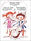 Duets for Violin and Violoncello for Beginners Volume 1