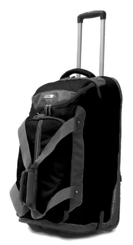 High Sierra 28-Inch Drop-Bottom Wheeled Duffel,Red Hot/Charcoal High Sierra 28-Inch Drop-Bottom Wheeled Duffel