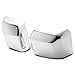 Jeep Wrangler JK Pair of Exterior Side Door Mirror Covers (Chrome)
