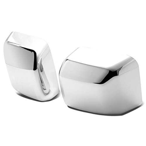 Jeep Wrangler JK Pair of Exterior Side Door Mirror Covers (Chrome)