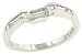 Princess and Baguette Diamond Wedding Band .60cttw