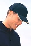 Twill Cap with Contrast Visor Trim and Underbill