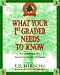 Books : What Your 1st Grader Needs to Know:  Fundamentals of a Good First-Grade Education (The Core Knowledge Series)