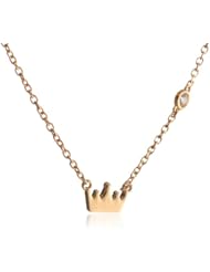 Shy by Sydney Evan Crown Diamond Bezel Necklace, 16.25"