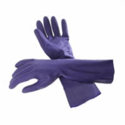 Rubbermaid #G305-12 Large Heavy Duty Teal Rubber Glove