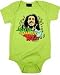 BOB MARLEY - Get Up Creeper - Lime Onesie / Baby T-shirt
