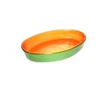 Piral Oval 10.5 Inch x 6 7/8 Inch Baker, Hunter Green