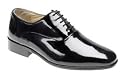Mens Evening / Uniform / Oxford shoes Black Patent leather & leather sole