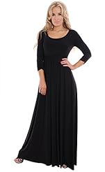 Plus Size Empire   Waistline Ruched Round Neck Elastane/Rayon Jumpsuit/Maxi Dress 