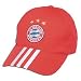 adidas Bayern 3 Stripe Cap RED