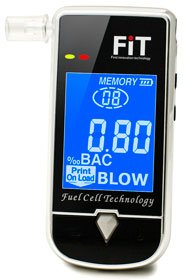 Professional Fuel Cell Sensor Breathalyzer, Alcohol Breath Tester, Dectector