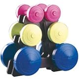 York Family Dumbbell Weight Set and Stand Picture