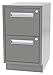 Greene Manufacturing, Inc. DT-1628-2000 Duratech Base Cabinet Desk Height - 16"W x 28"D x 28"H Two Drawer/Single Door Base, Metal: Structural Gray