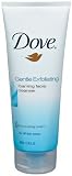 Dove Gentle Exfoliating Foaming Facial Cleanser, 6.76-Ounce Tubes (Pack of 3)