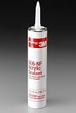 3M(TM) Weatherban(TM) Acrylic Sealant 606NF White, 1/10 gal Cartridge [PRICE is per CARTRIDGE]