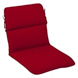 Outdoor Patio Red Solid Seat Pad/Dining/Bistro Chair Cushion