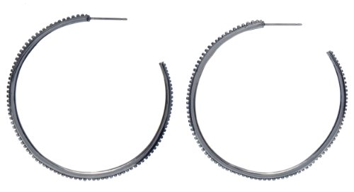 Pilgrim Damen-Ohrringe Classic Schwarzmetall 649-153 Preisvergleich