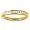 14k Yellow Gold Princess-Cut Diamond Channel-Set Wedding / Anniversary Ring (H-I/SI 0.33ctw)