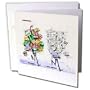 Rich Diesslins Cartoon Days of Christmas TCDC - VAL Cartoon about Christmas Shopping and Debt - Greeting Cards-12 Greeting Cards with envelopes