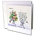 Rich Diesslins Cartoon Days of Christmas TCDC - VAL Cartoon about Christmas Shopping and Debt - Greeting Cards-12 Greeting Cards with envelopes