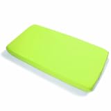 Baby Boum Cotton Rich Jersey Sheet 70 x 140cm (Lime Green)