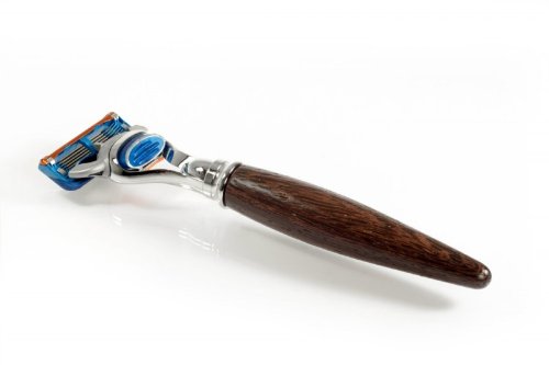 RAZZOOR Rasoir Wengé - 5 lames - Gillette Fusion®